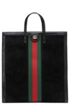 Gucci Ophidia House Web Suede Tote -