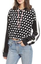 Women's Something Navy Puff Sleeve Sweater - Orange