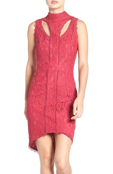 Women's Adelyn Rae Lace Sheath Dress - Purple
