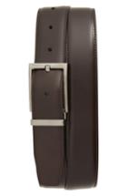Men's Salvatore Ferragamo Reversible Leather Belt - Africa/ Nero
