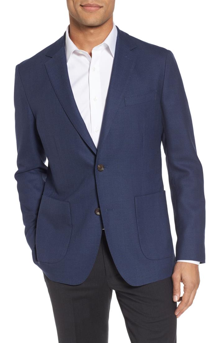 Men's Bonobos Wool Unconstructed Sport Coat S - Blue