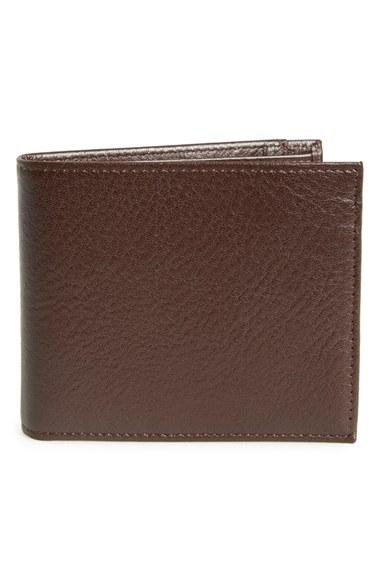 Men's Johnston & Murphy Leather Wallet - Brown