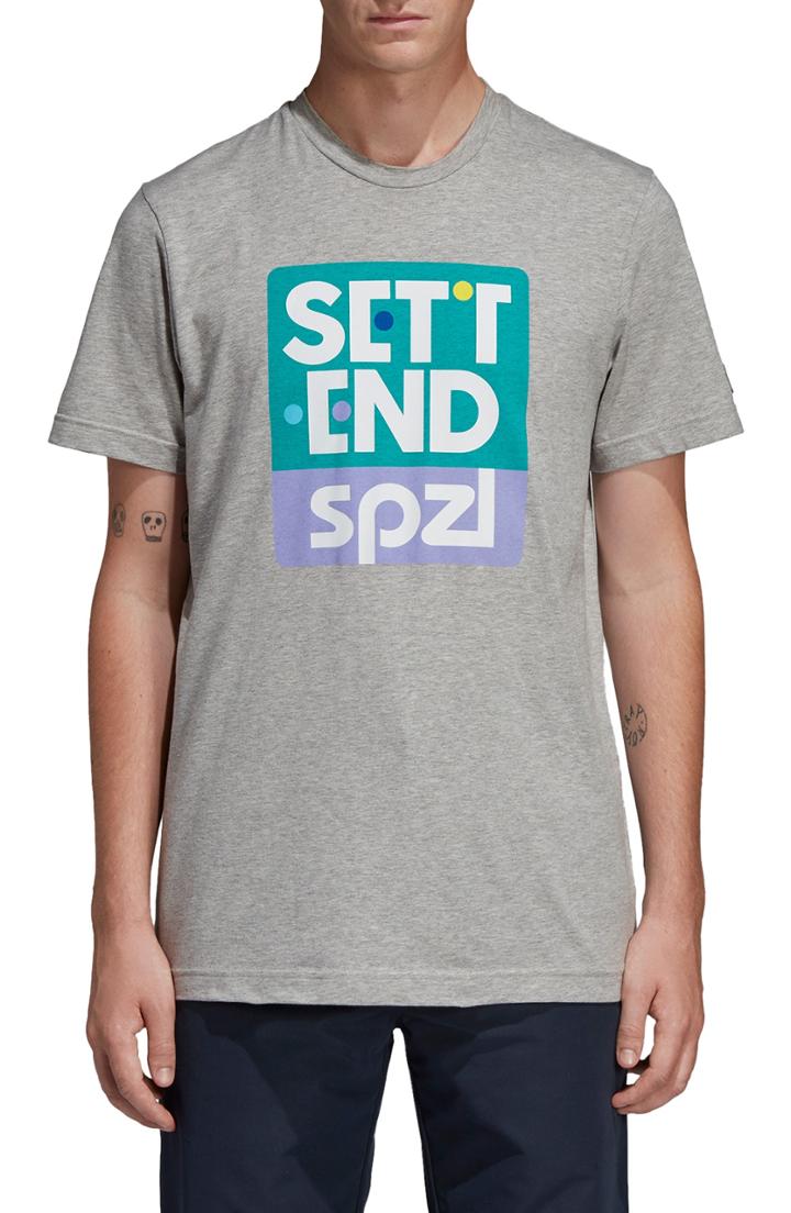 Men's Adidas Originals Spezial Graphic T-shirt - Grey