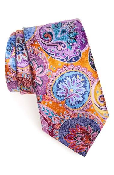 Men's Ermenegildo Zegna 'quindici' Paisley Silk Tie
