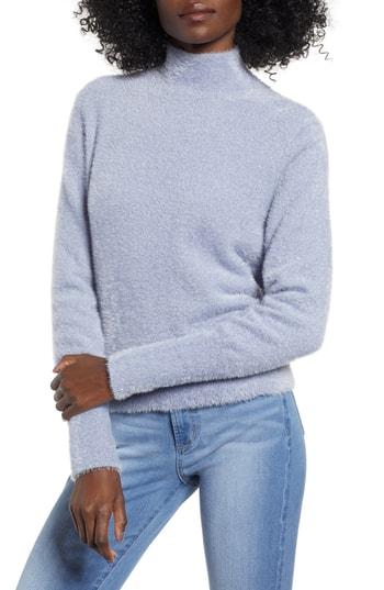 Women's Leith Eyelash Knit Pullover, Size - Black