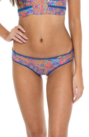 Women's Luli Fama Stitched Brazilian Bikini Bottoms - Pink