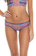 Women's Luli Fama Stitched Brazilian Bikini Bottoms - Pink