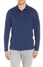 Men's Tommy Bahama Tropicool Sueded Sands Fit Polo, Size Medium - Blue