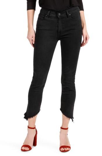 Women's Paige Julia High Waist Straight Leg Jeans With Angled Hems