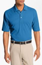 Men's Cutter & Buck Championship Drytec Golf Polo Xlt - Blue