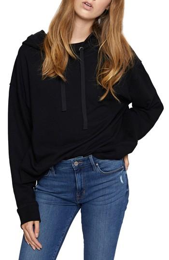 Petite Women's Sanctuary Venice Hooded Sweatshirt P - Black