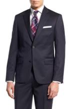 Men's Nordstrom Men's Shop Trim Fit Wool Blazer S - Blue