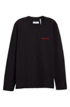Men's Helmut Lang Cut Neck Long Sleeve T-shirt