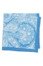 Men's Southern Tide Provincetown Paisley Cotton & Silk Pocket Square
