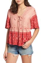 Women's Rails Beaux Ruffle Waist Blouse