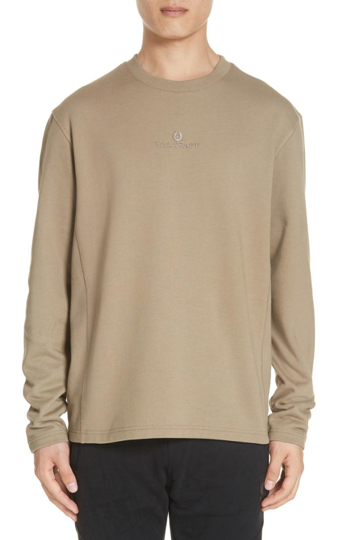 Men's Belstaff Reydon Crewneck Sweatshirt - Grey