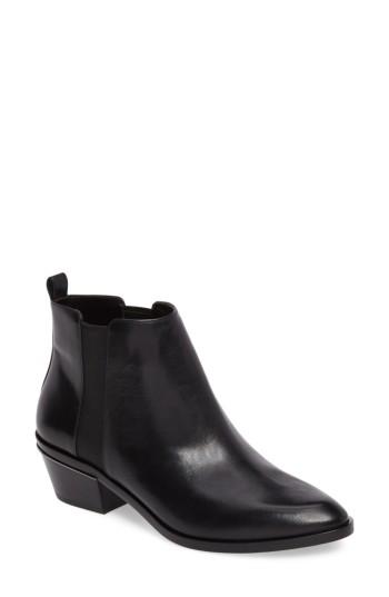 Women's Michael Michael Kors Crosby Chelsea Bootie M - Black