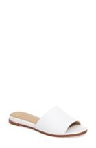 Women's Marc Fisher D Wyndi Slide Sandal, Size 8.5 M - White