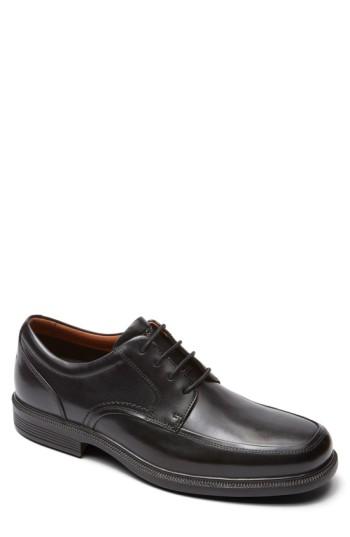 Men's Rockport 'dressports Luxe' Apron Toe Derby W - Black