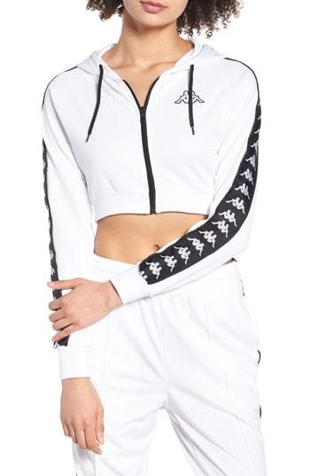 Women's Kappa Banda Arakli Crop Jacket - White
