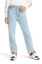 Women's Tommy Jeans Crest Capsule Mom Jeans - Blue
