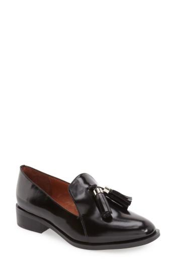 Women's Jeffrey Campbell 'lawford' Tassel Loafer .5 M - Black