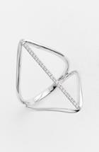Women's Bony Levy 'prism' Diamond Pave Elongated Bar Ring (nordstrom Exclusive)