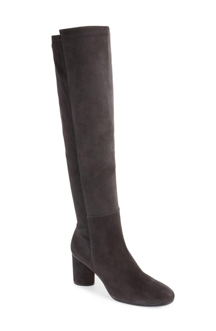 Women's Stuart Weitzman Eloise 75 Over The Knee Boot .5 M - Grey