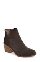 Women's Hinge Barris Block Heel Bootie .5 M - Grey
