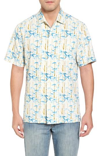 Men's Tommy Bahama Forest Print Silk Sport Shirt