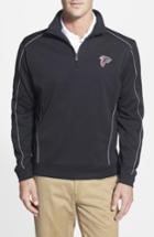 Men's Cutter & Buck Atlanta Falcons - Edge Drytec Moisture Wicking Half Zip Pullover