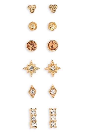 Women's Bp. 6-pack Crystal Earrings
