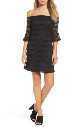 Women's Nsr Off The Shoulder Lace Dress
