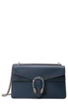 Gucci Small Dionysus Leather Shoulder Bag - Blue