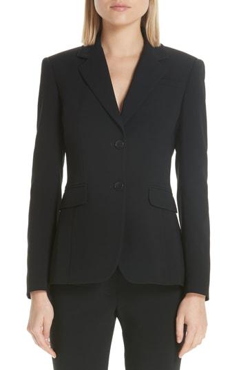 Women's Altuzarra Fenice Two-button Blazer Us / 36 Fr - Black