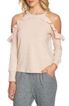Women's 1.state The Cozy Cold Shoulder Knit Top, Size - Pink