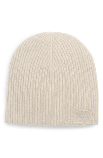 Women's Rag & Bone Yorke Cashmere Beanie - Beige