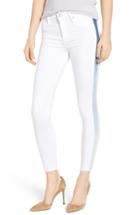 Women's Hudson Jeans Barbara High Waist Side Stripe Skinny Jeans - White