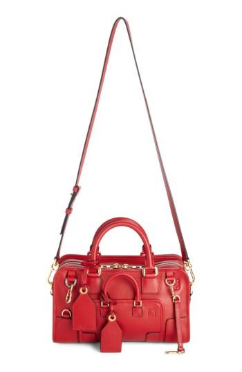 Loewe 'amazona 28 Multiplication' Leather Satchel - Red