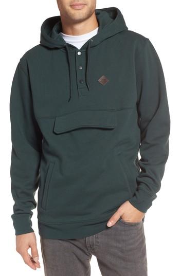 Men's Vans Tilden Snap Hoodie - Green