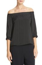 Women's Tibi Stripe Off The Shoulder Top