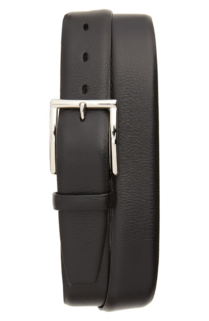Men's Torino Calfskin Leather Belt - Black