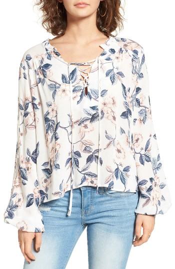 Women's Somedays Lovin Songs Of Summer Lace-up Blouse