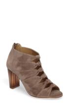 Women's Vaneli Betsy Open Toe Bootie M - Beige