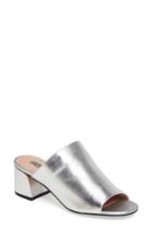 Women's Topshop Notorious Metallic Slide Sandal .5us / 39eu - Metallic