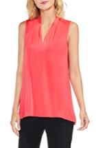 Women's Vince Camuto Sleeveless V-neck Top - Pink