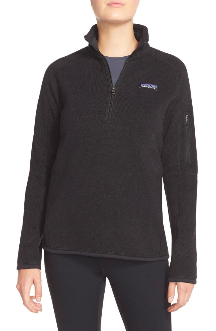Women's Patagonia Better Sweater Zip Pullover - Black