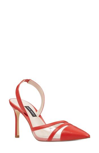 Women's Nine West Exemplify Slingback Pump M - Red