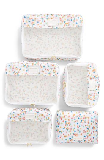 Calpak X Oh Joy! Set Of 5 Packing Cubes - White