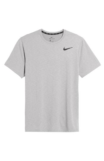 Men's Nike Hyper Dry Training Tee, Size - Grey